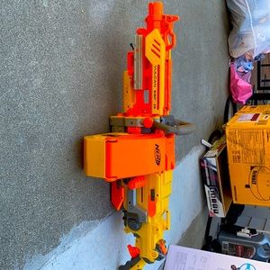 Automatic nerf plus ammo case and nerf stand , discontinued